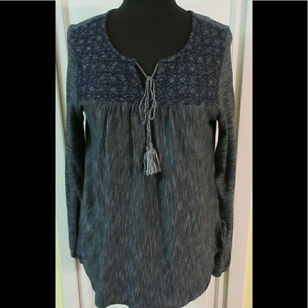 Sanctuary Poetta knit peasant top sz small
